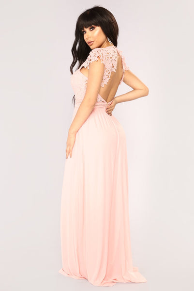 Angel On Fire Maxi Dress - Pink 2